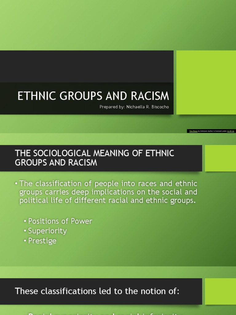 Ethnic Groups and Racism | PDF | Race (Human Categorization) | Racism