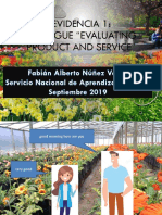 Evidencia 1: Dialogue "Evaluating Product and Service"