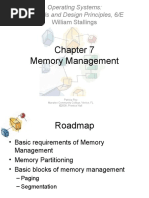 Memory Management: Operating Systems: Internals and Design Principles, 6/E