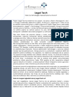 Legal Tech - Kako će tehnologija mijenjati pravnu struku!?