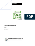 Modul Microsoft Excel Fix