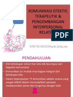 Komunikasi Efektif Dan Terapeutik 2019