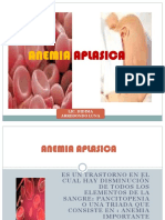 Clase Junio - Anemia Aplasica y Leucemia 2014