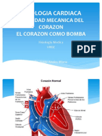 Fisiologia Cardiaca, El Corazon Como Bomba