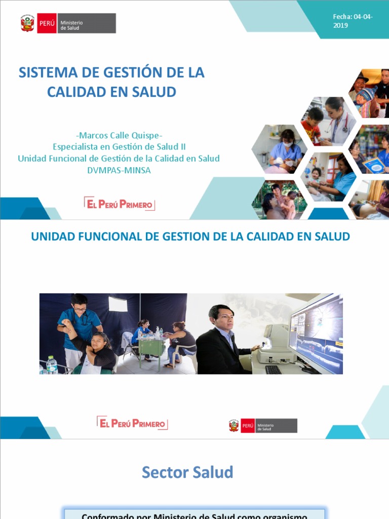 Sistema de Gestión de Calidad en Salud | PDF | Sistema de manejo de ...