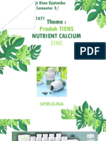 Theme: Nutrient Calcium: Prodak TIENS