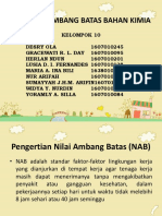 Nilai Ambang Batas Bahan Kimia