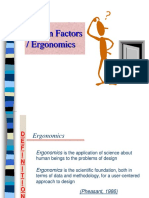 Human Factors / Ergonomics