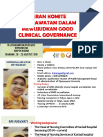 Peran Komite Keperawatan Dalam Good Clinical Governance (GCG)