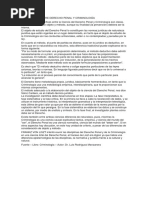 Diferencias Entre Derecho Penal y Criminología