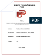 La Aplicación Del Principio Del Interés Superior Del Niño Por El Sistema Judicial Peruano Utp