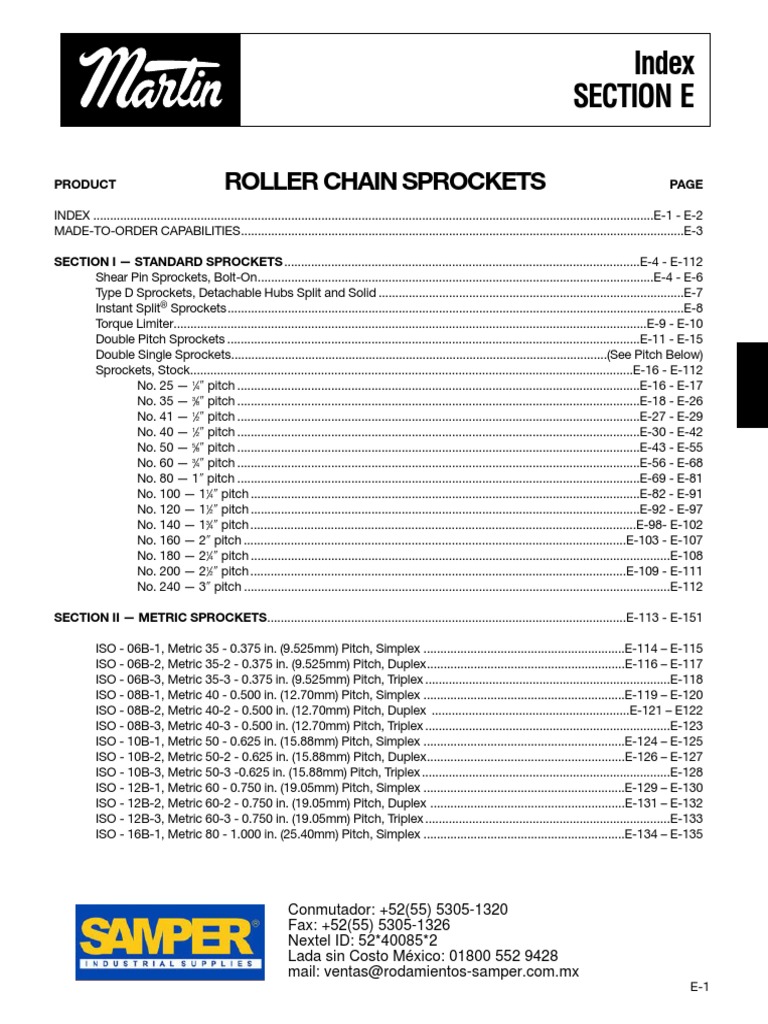 Sporkets Martin | PDF | Horsepower | Torque