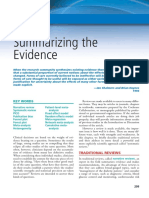 1b - Summarizing The Evidence - Fletcher, Clinical Epidemiology 5th Edition