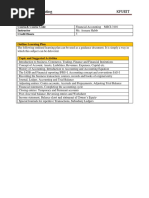 Financial Accounting Course Outline