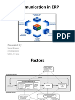 Communication in ERP