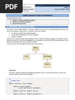 Lab08: Abstract Class and Interface: 1. Abstract Classes (In Java)