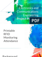 Electronics and Communications Engineering: Project Proposal