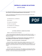  Ley Penal Contra El Lavado de Activos - Ley 27765