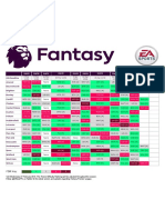 GW29 GW30 GW31 GW33 GW34 GW36 GW37 GW38 To Be Arranged GW32 GW35