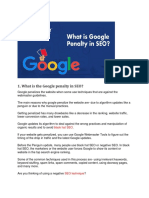 What Is The Google Penalty in SEO?