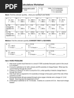 Ohm's Law Practice Worksheet Answers | PDF | Volt | Electric Current