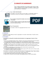 Specific Gravity of Aggregate-1