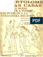Del único modo de atraer a todos los pueblos a la verdadera religión (Bartolomé de las Casas).pdf