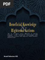 Beneficial Knowledge Righteous Action