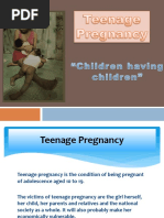 Teenage Pregnancy