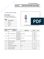 Silicon PNP Power Transistors: 2SA1306 2SA1306A 2SA1306B