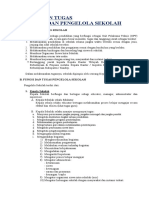 Fungsi Dan Tugas Sekolah Dan Pengelola Sekolah - PDF
