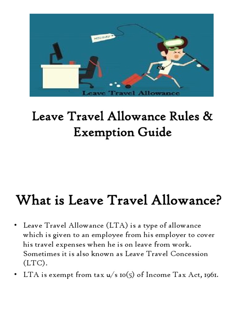 Leave Travel Allowance Rules & Exemption Guide PDF Tax Exemption