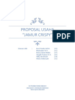 Proposal Usaha Jamur Cripsy