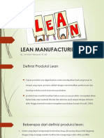 Lean Manufacturing Prinsip dan Value Stream Mapping