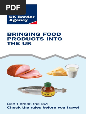 bringing food into uk