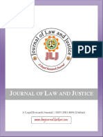 Ournal of Aw and Ustice: A Legal Research Journal - ISSN 2581-8694 (Online)