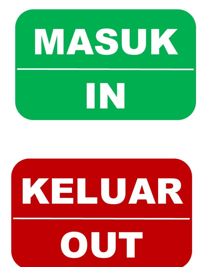 Keluar Masuk | PDF