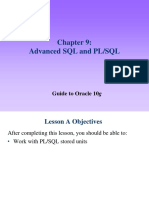 Advanced SQL and PL/SQL: Guide To Oracle 10g