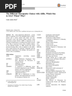 ARB Potency and Comparison Overview | PDF | Drugs | Pharmacology