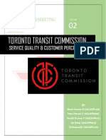 Toronto Transit Commission: Services Marketing