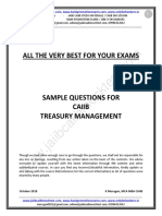 Treasury Management Sample Questions Dec 18 Exams