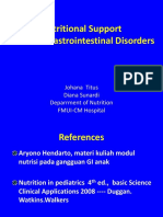 Nutritional Support Pediatric Gastrointestinal Disorders