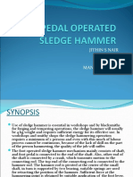 Foot-Operated Sledge Hammer Mechanism Optimizes Forging Work