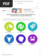 12 Signos Astrológicos Do Zodíaco - Datas, Significados e Compatibilidade