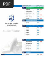 CAAP Telephone Public Directory PDF