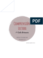 Comprension Lectora 1º Ciclo