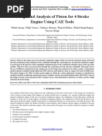 Analysis of Piston