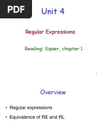 Unit 4: Regular Expressions