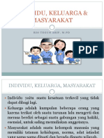 Individu, Keluarga & Masyarakat