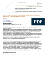 Los Patrones de Ocupación Informal en El Barrio Los Eucaliptus (San Martín, Provincia de Buenos Aires)